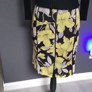 Bob Mackie floral skirt fall summer spring winter